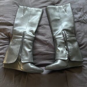 Elegant Black Knee-High Women's Boots